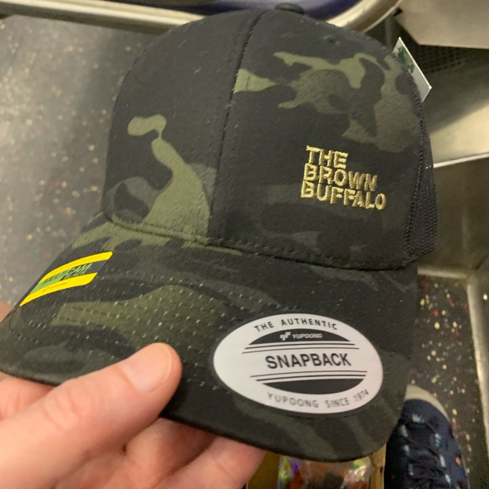 The Brown Buffalo (TBB) - Multicam Black (MCB) - SnapBack Cap Baseball Hat - NWT